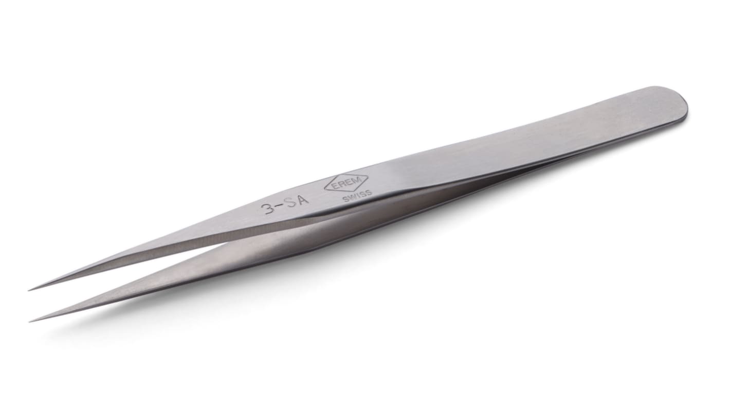 Brucelles Weller Erem pointe Pointue en  en inox, L. 120 mm