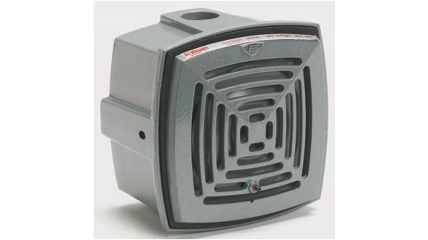 ABK876N5 Grey Electromechanical Horn, 120 V ac Supply Voltage, 112dB at 1 Metre RS