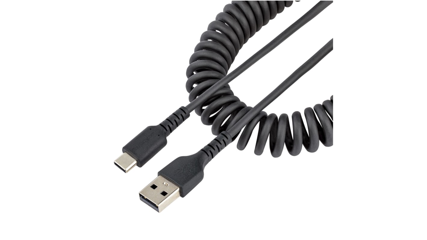 StarTech.com USB-Kabel, USBA / USB C, 0.5m USB 2.0 Schwarz