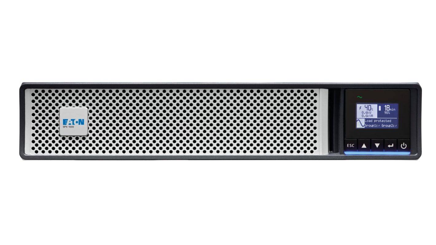 Eaton 230V Input Rack Mount, Stand Alone Uninterruptible Power Supply, 1000VA (1kW), 5PX G2