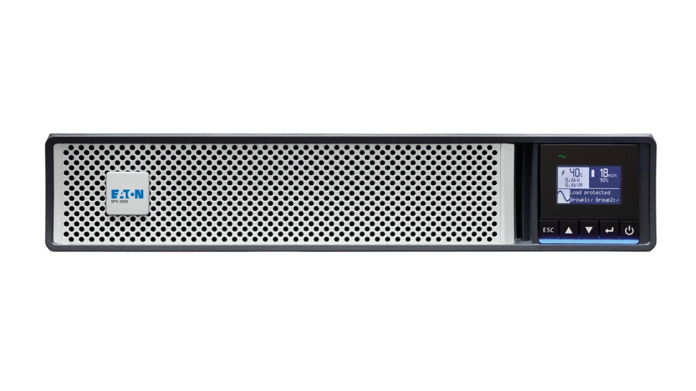 Eaton 230V Input Rack Mount, Stand Alone Uninterruptible Power Supply, 2200VA (2.2kW), 5PX G2