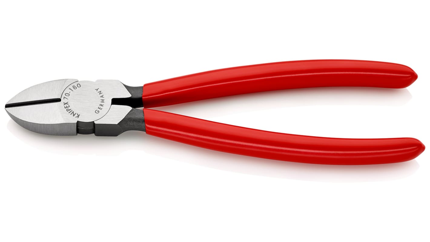 Knipex Side 全体長さ：180 mm 最大切断能力：4mm, 70 01 180