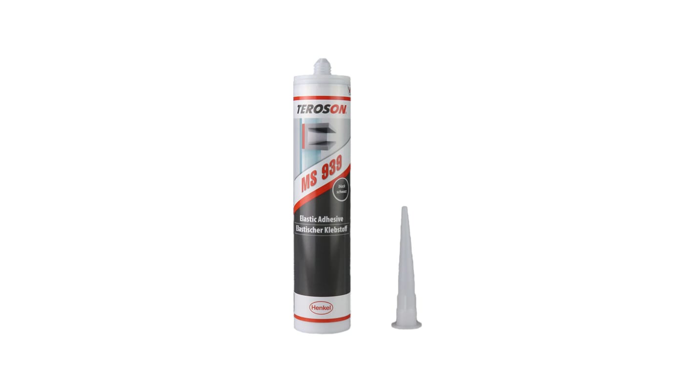 Teroson TEROSTAT MS 939 Polymer Silanmodifiziertes Polymer Schwarz 290 ml, für Metall, Kunststoff