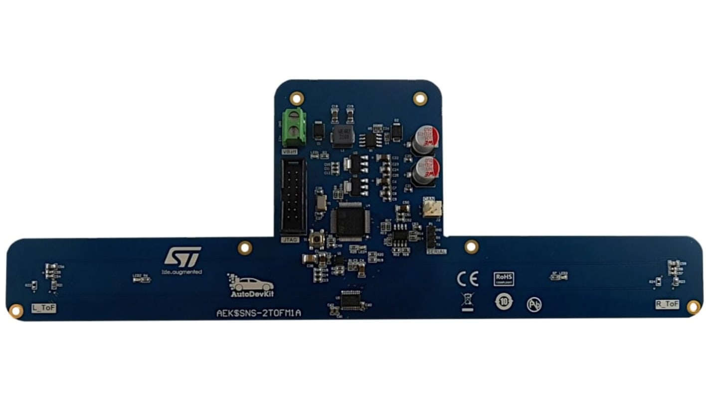 Kit de evaluación Sensor de gestos STMicroelectronics AutoDevKit - AEK-SNS-2TOFM1, para usar con Detección de