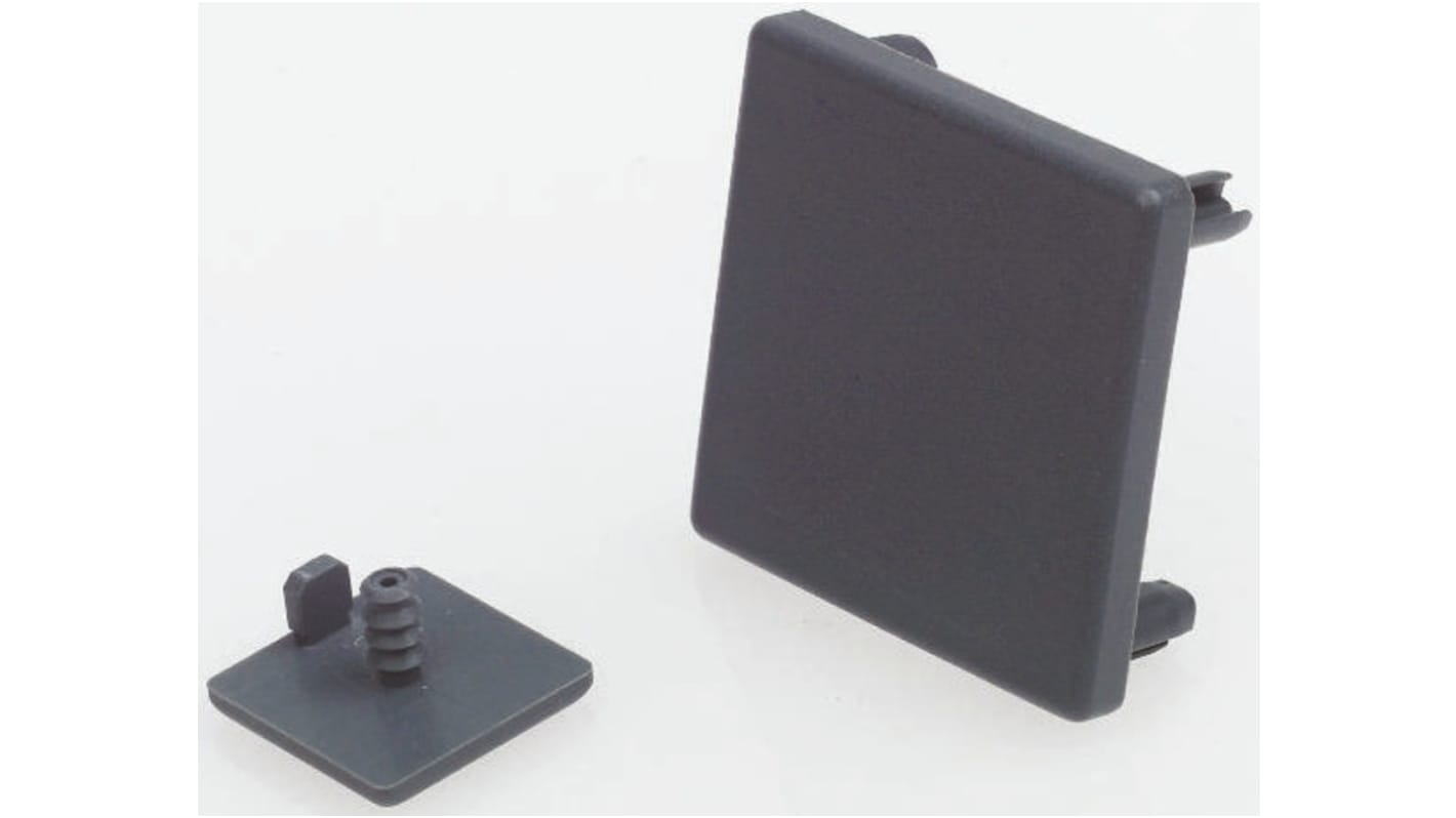 XCBE 44X88 FlexLink Grey Rectangular End Cap, 44 mm, 88 mm Strut