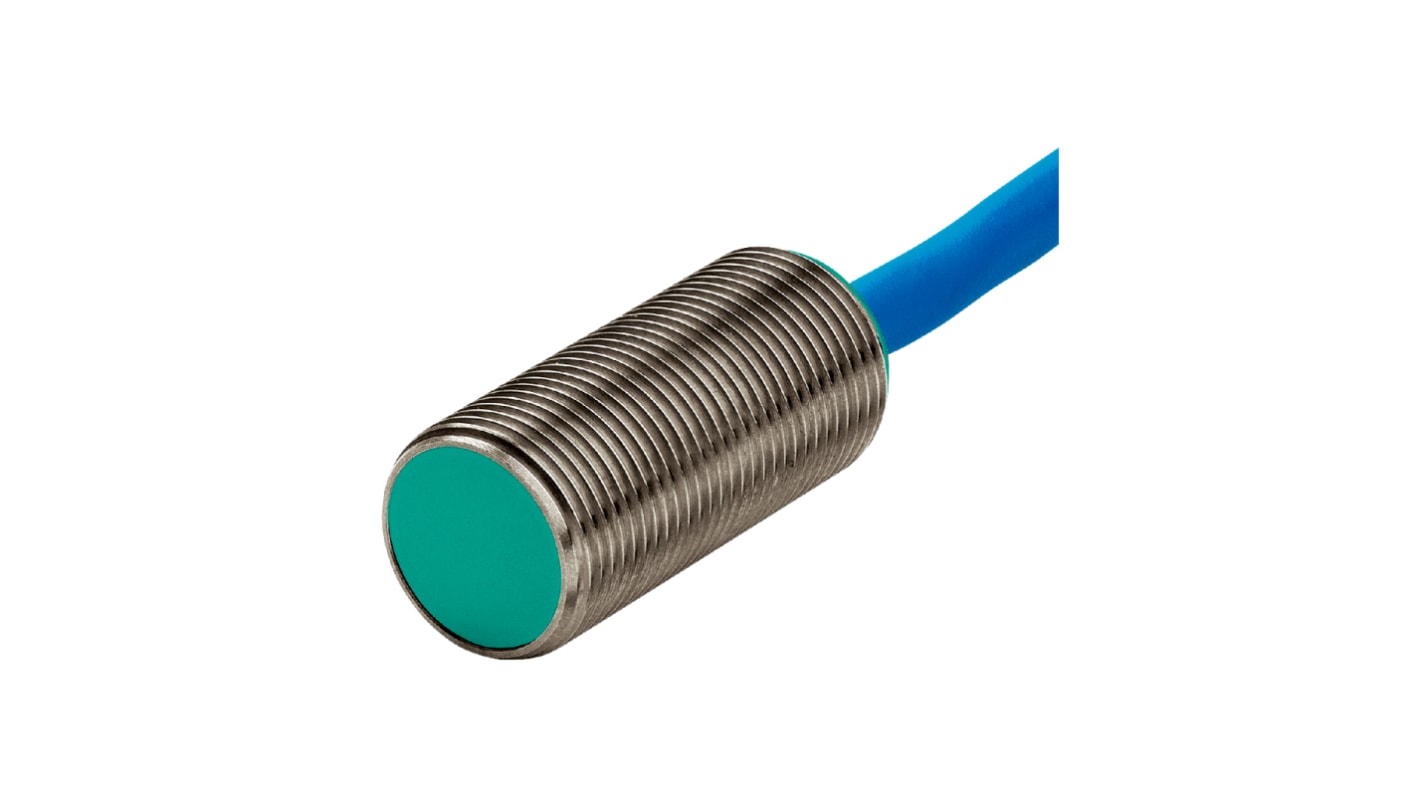 Pepperl + Fuchs Barrel-Style Proximity Sensor, M8 x 1, 1.5 mm Detection, NPN-NO Output, 10 → 30 V dc, IP67