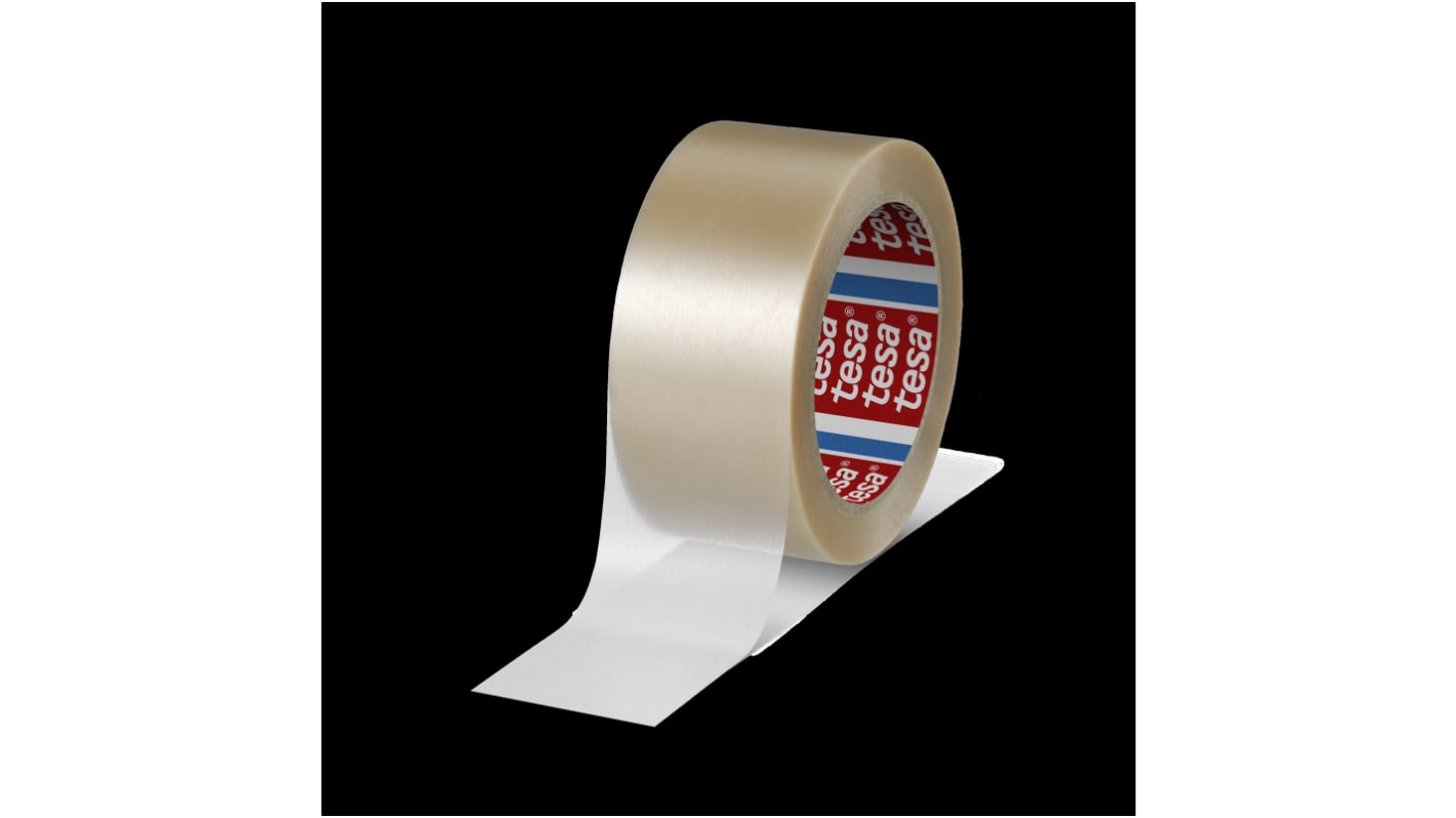 Tesa Paketband, PVC-Folie, transparent, Stärke 65μm, 50mm x 66m