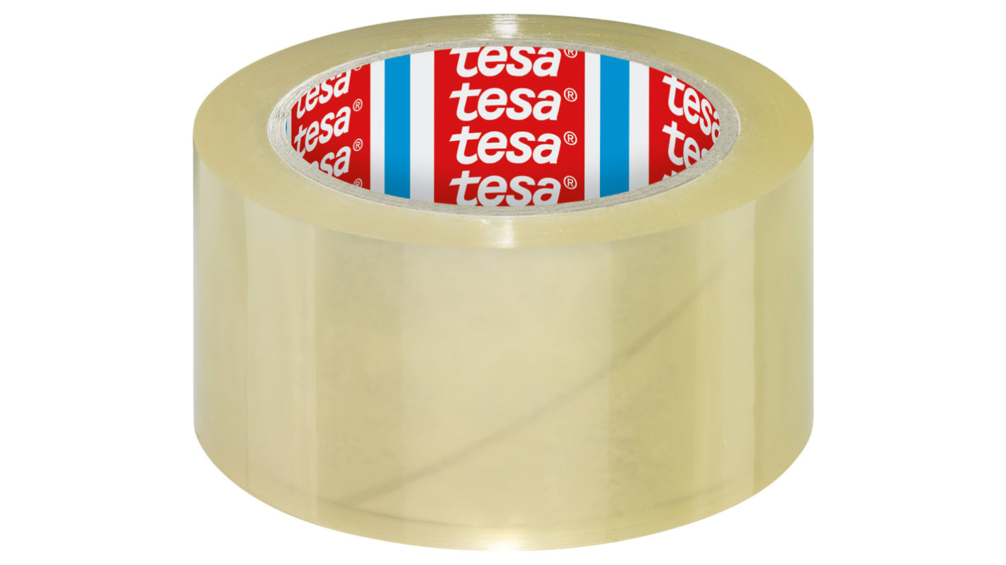 Tesa 4195 Transparent Packing Tape, 66m x 50mm