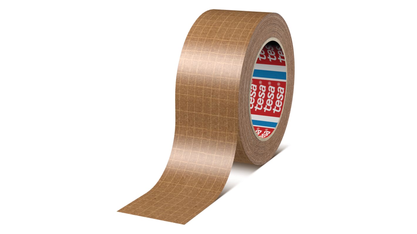 Tesa 60013 Brown Packing Tape, 25m x 50mm