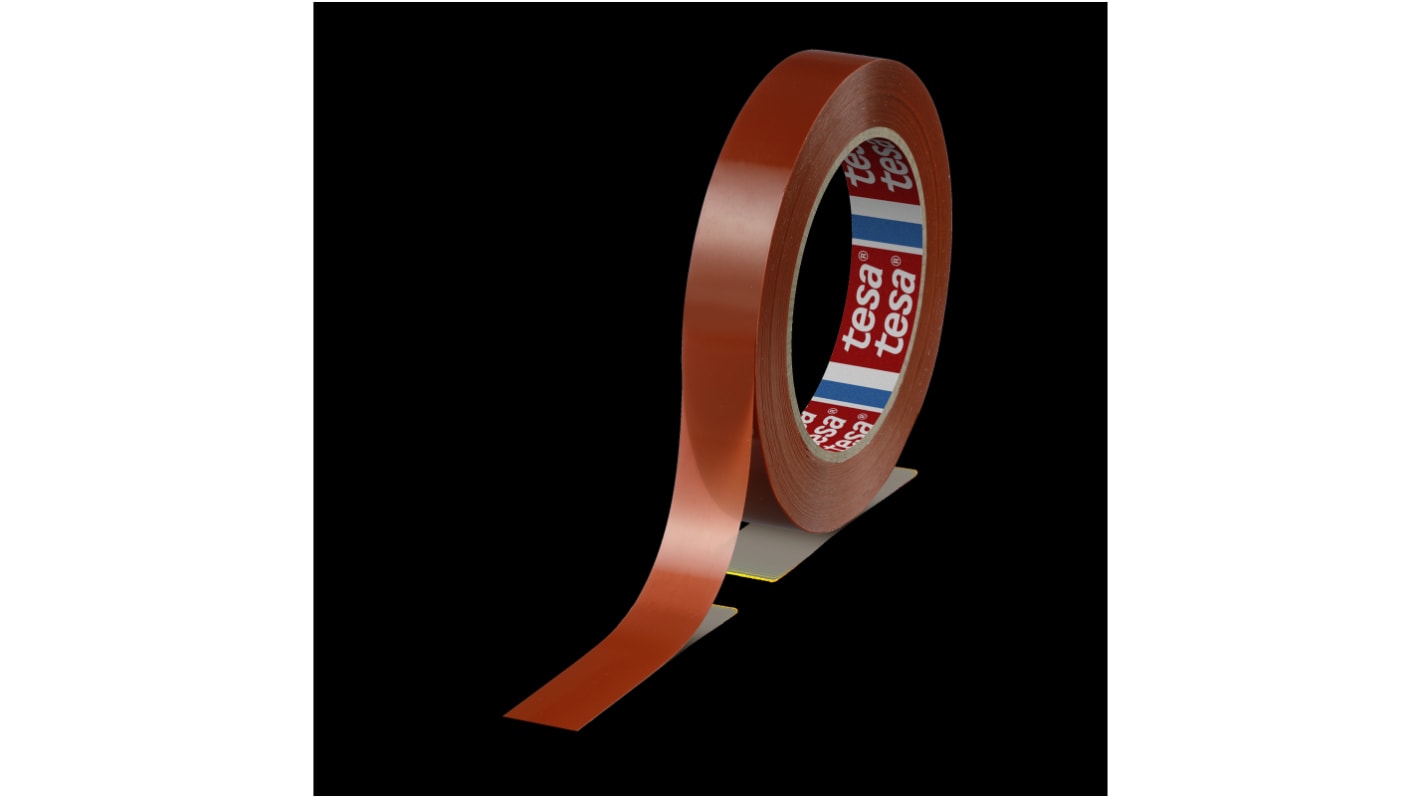 Tesa 4287 Orange Strapping Tape, 66m x 19mm