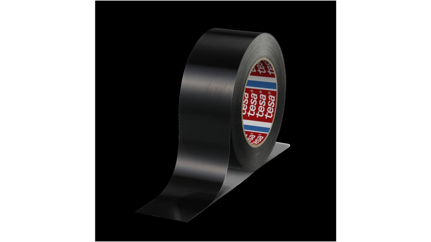 Tesa 4288 Black Strapping Tape, 66m x 50mm