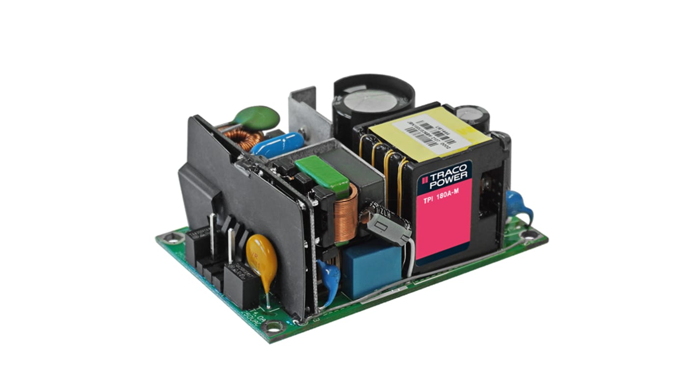 Alimentation, TRACOPOWER, TPI 180A-M 180W, 1 sortie à 12V c.c. 15A