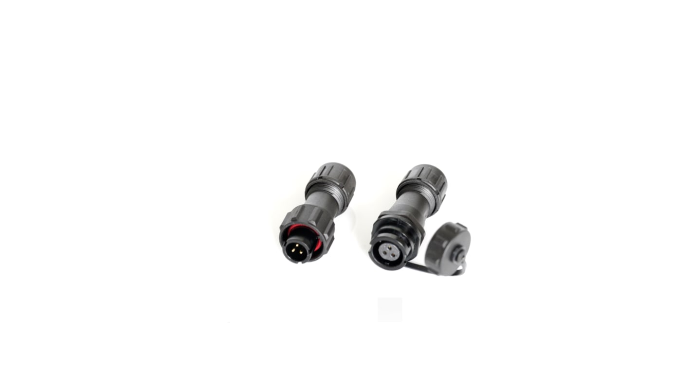 RS PRO Circular Connector, 3 Contacts, Cable Mount, Plug and Socket, Male and Female Contacts, IP67