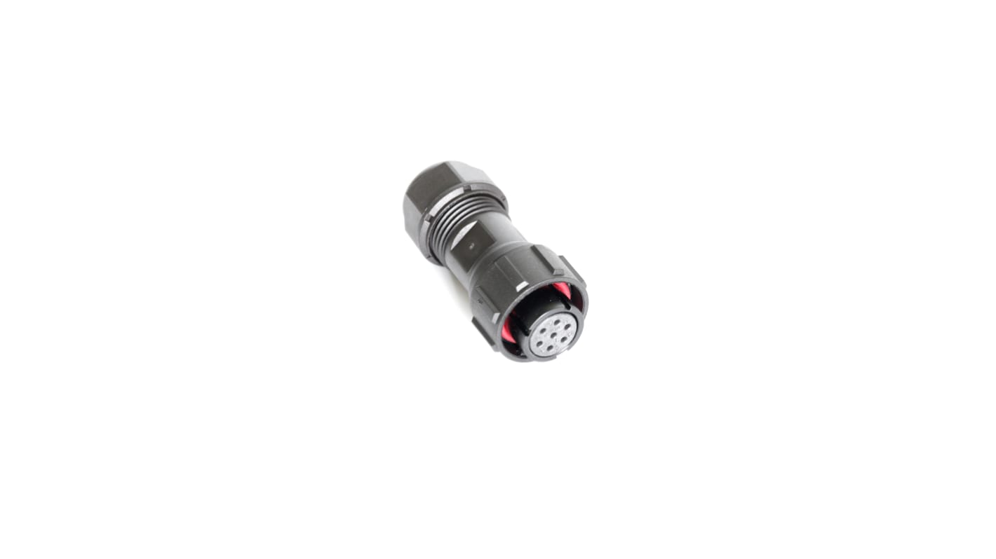 Conector circular RS PRO hembra de 10 vías hembra, montaje aéreo, IP67