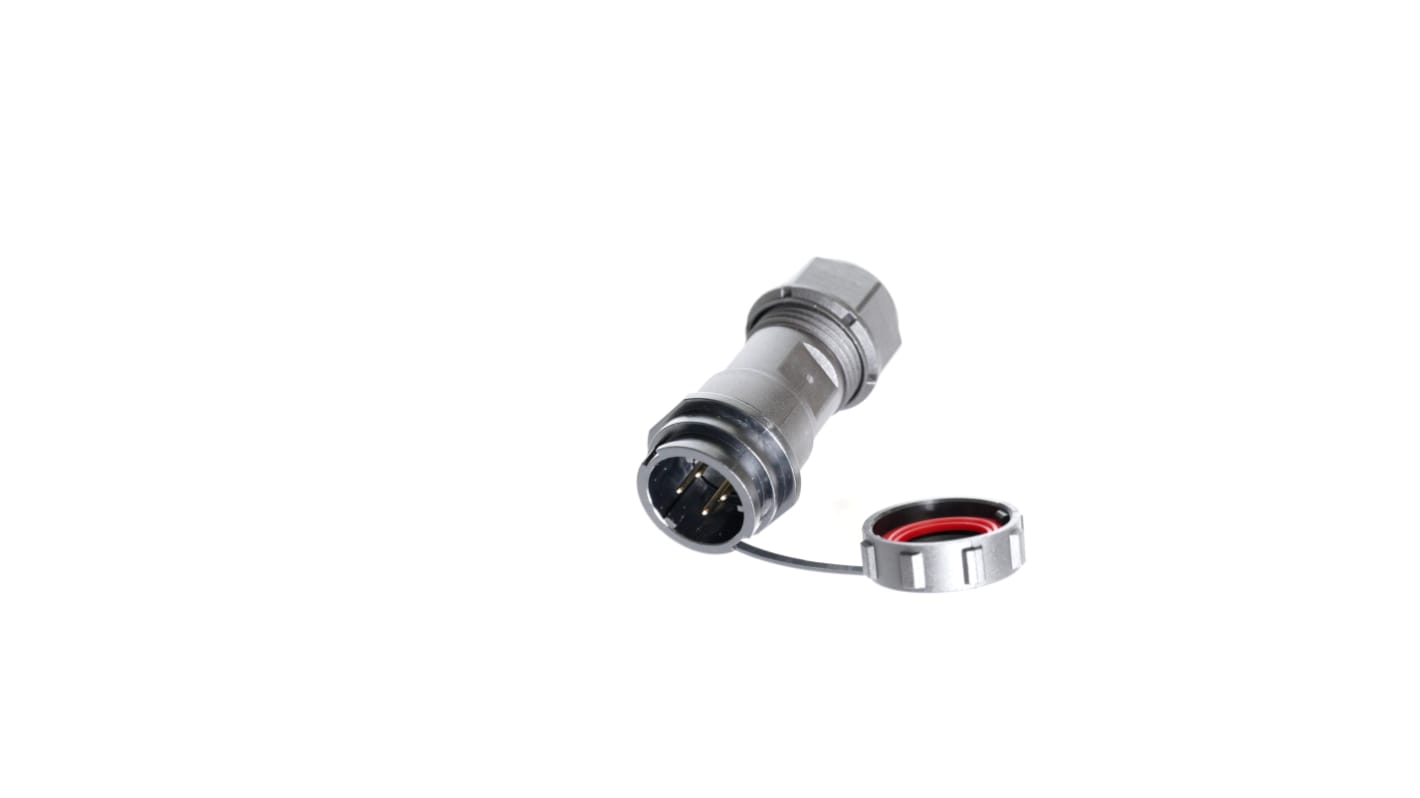 RS PRO Circular Connector, 4 Contacts, Cable Mount, Plug, Male, IP67