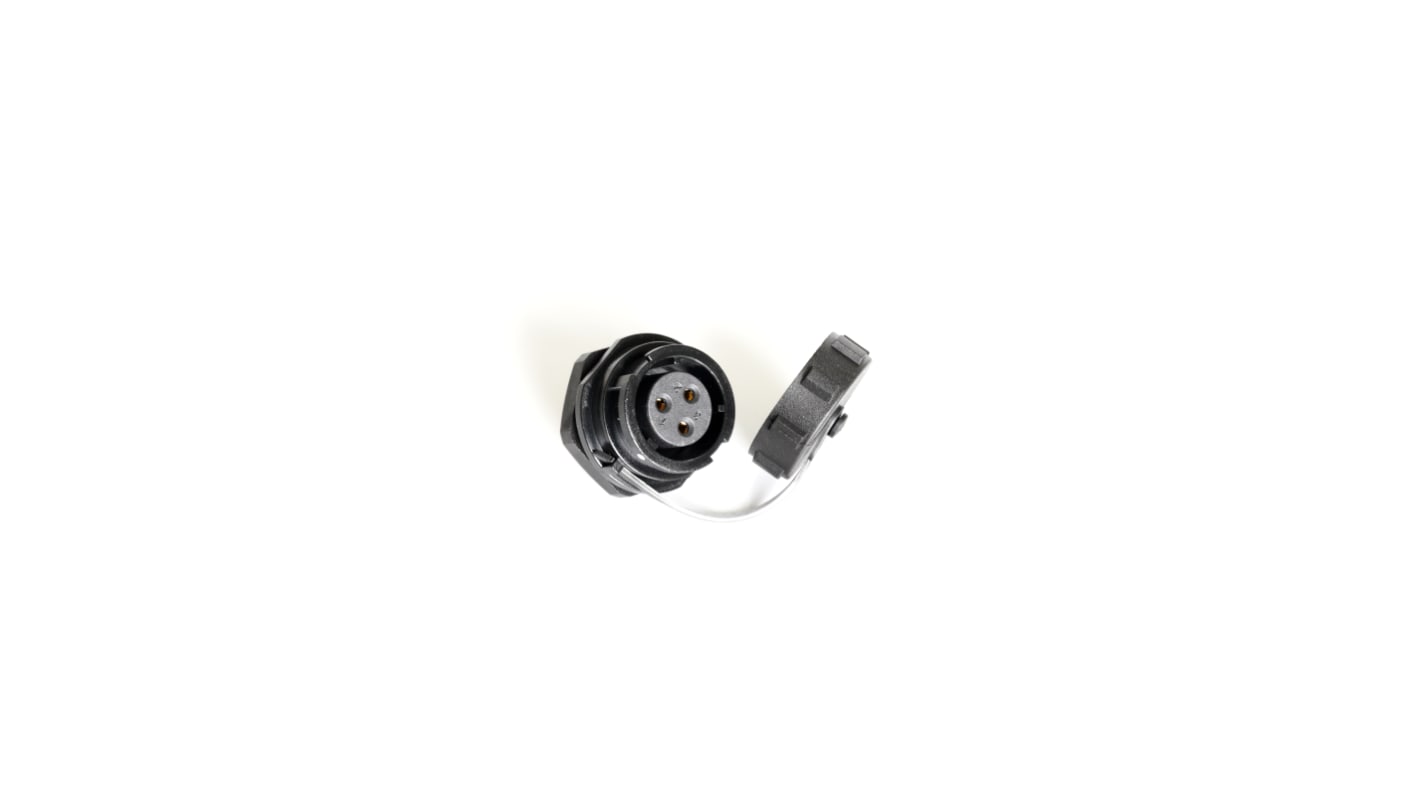 RS PRO Circular Connector, 3 Contacts, Panel Mount, Socket, Female, IP67