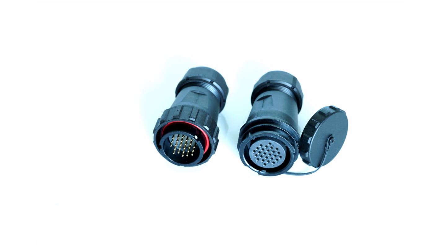 RS PRO Circular Connector, 26 Contacts, Cable Mount, Plug and Socket, Male and Female Contacts, IP67