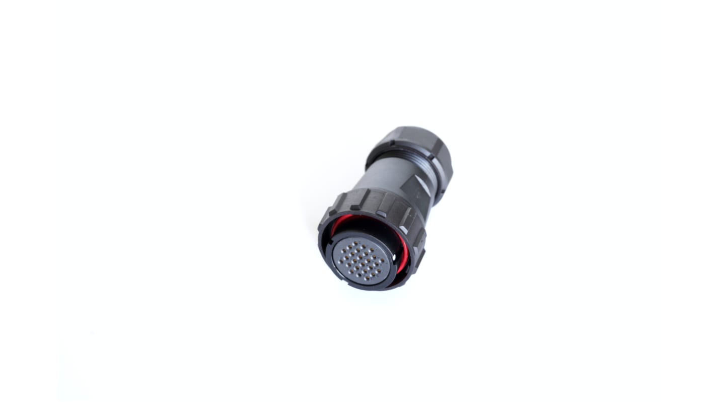 Conector circular RS PRO hembra de 26 vías hembra, montaje aéreo, IP67