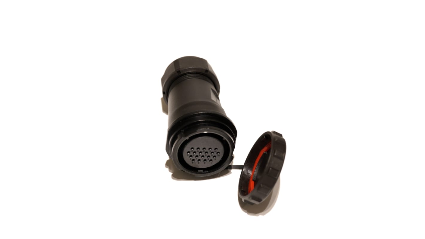 Conector circular RS PRO hembra de 20 vías hembra, montaje aéreo, IP67