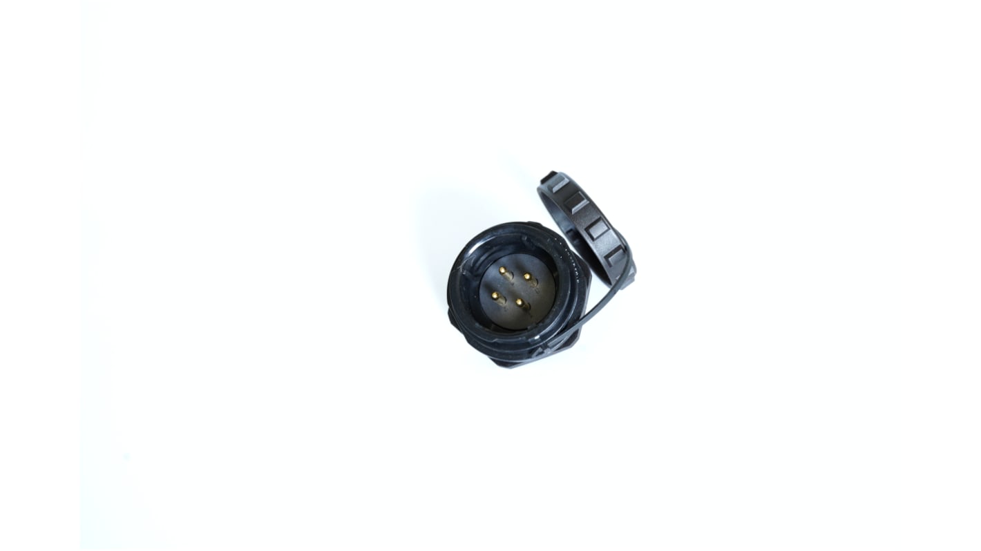 RS PRO Circular Connector, 4 Contacts, Panel Mount, Plug, Male, IP67