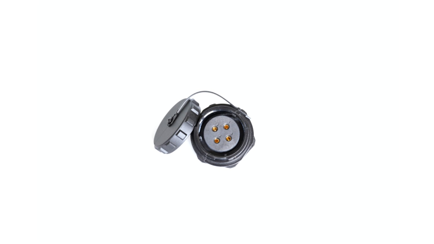 RS PRO Circular Connector, 4 Contacts, Panel Mount, Socket, Female, IP67