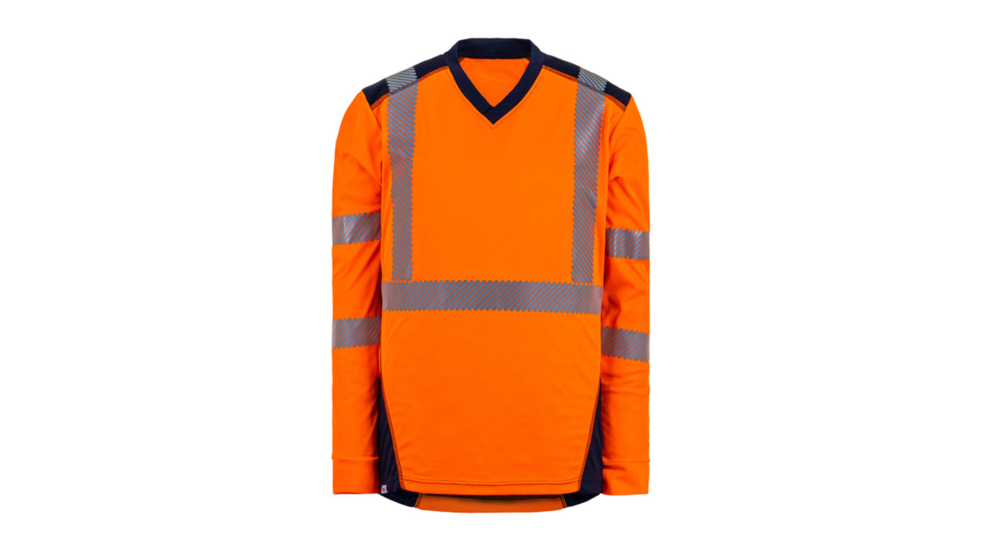 T2S Bali Orange Unisex Hi Vis T-Shirt, XXL