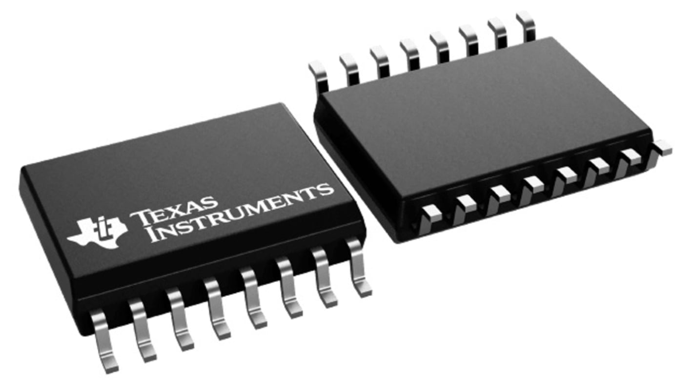 Texas Instruments, DAC Quad 12 bit- ±2%FSR Serial, 16-Pin SOIC