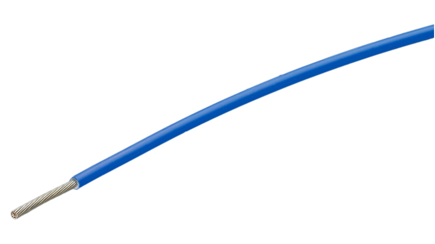 Câble haute température TE Connectivity, FlexLite, 0,75 mm², Bleu, 100m, 600 V