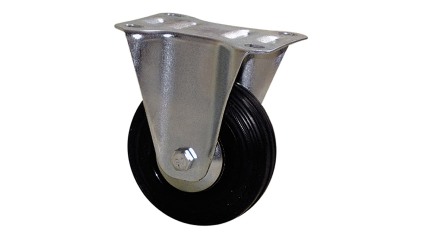 Guitel Hervieu Fixed Castor Wheel, 50kg Capacity, 50mm Wheel