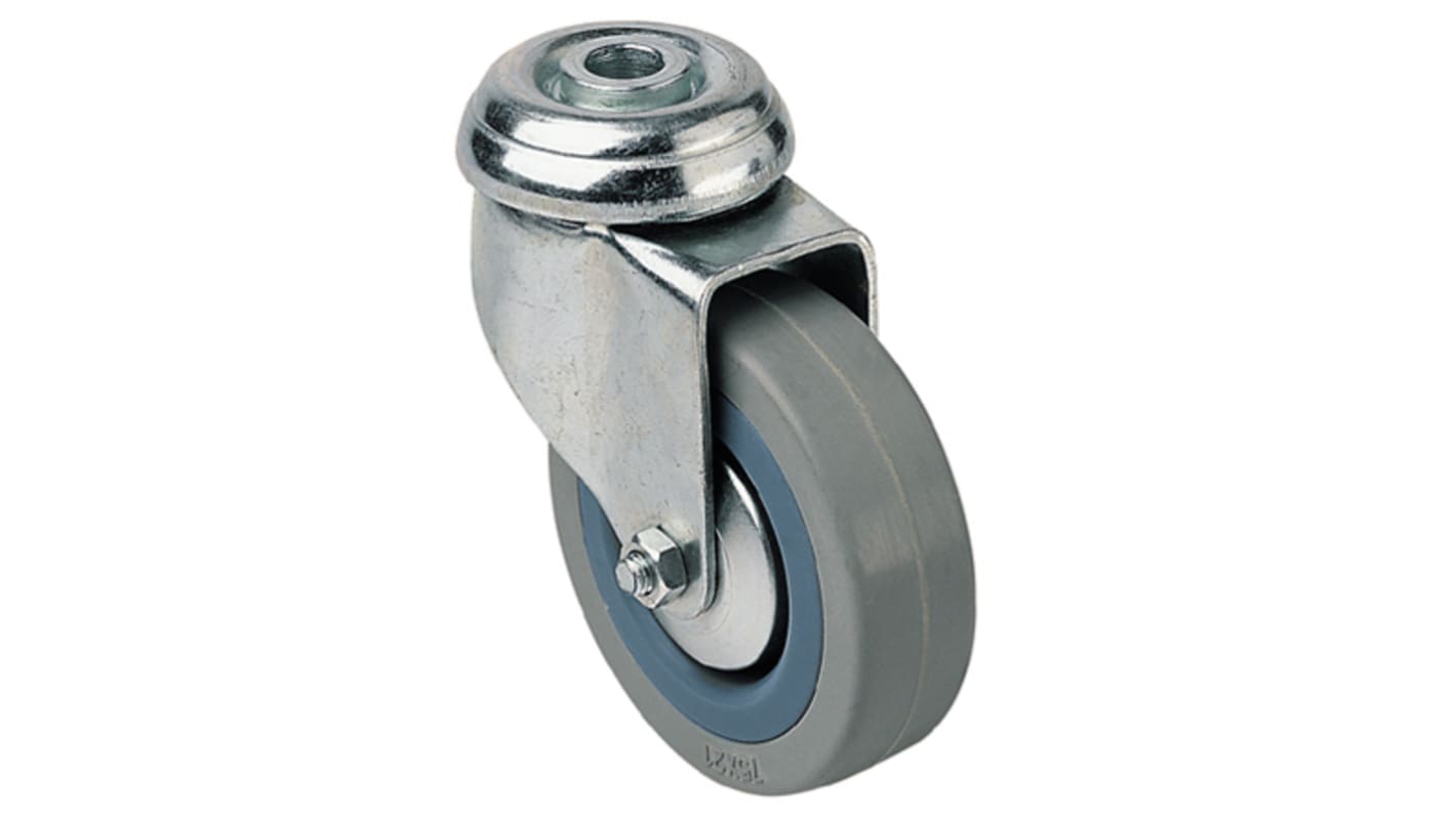 Guitel Hervieu Swivel Castor Wheel, 60kg Capacity, 75mm Wheel