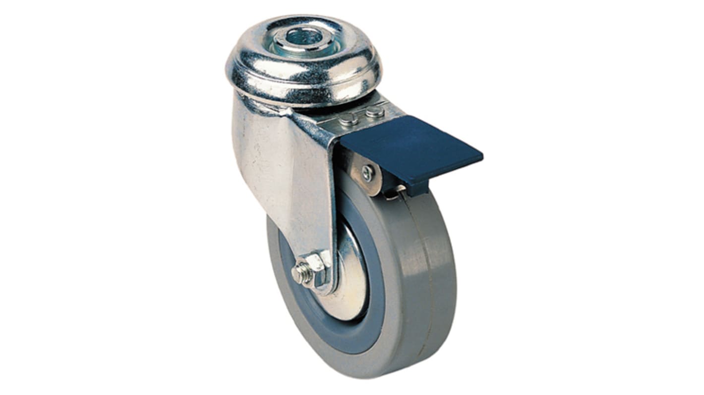 Guitel Stem Swivel Castors 145301220, 60daN, Rubber tyres