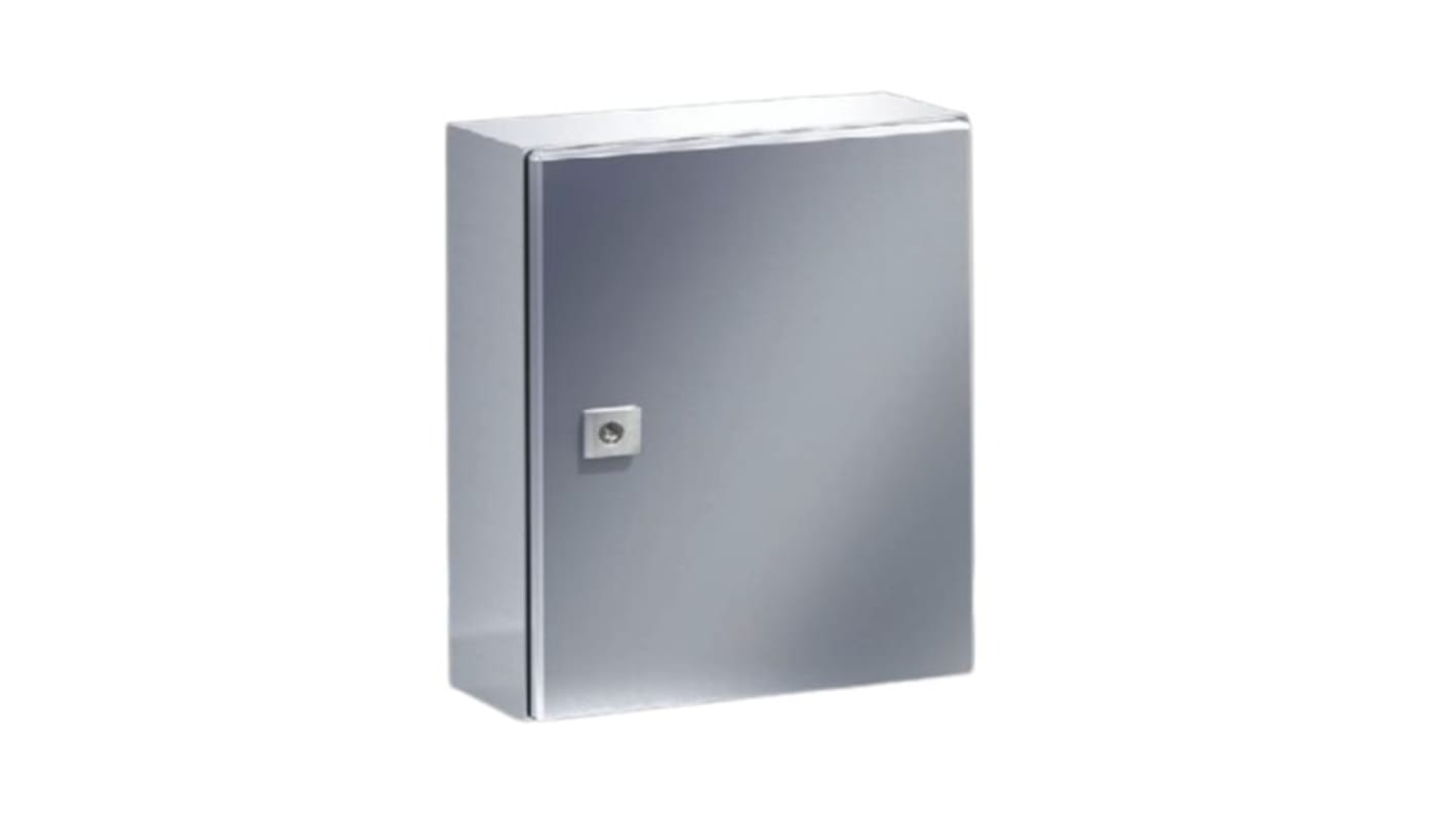 Caja de pared Rittal AE de Acero inoxidable 304 Sin Pintar, con placa de montaje, 380 x 300 x 210mm, IP66