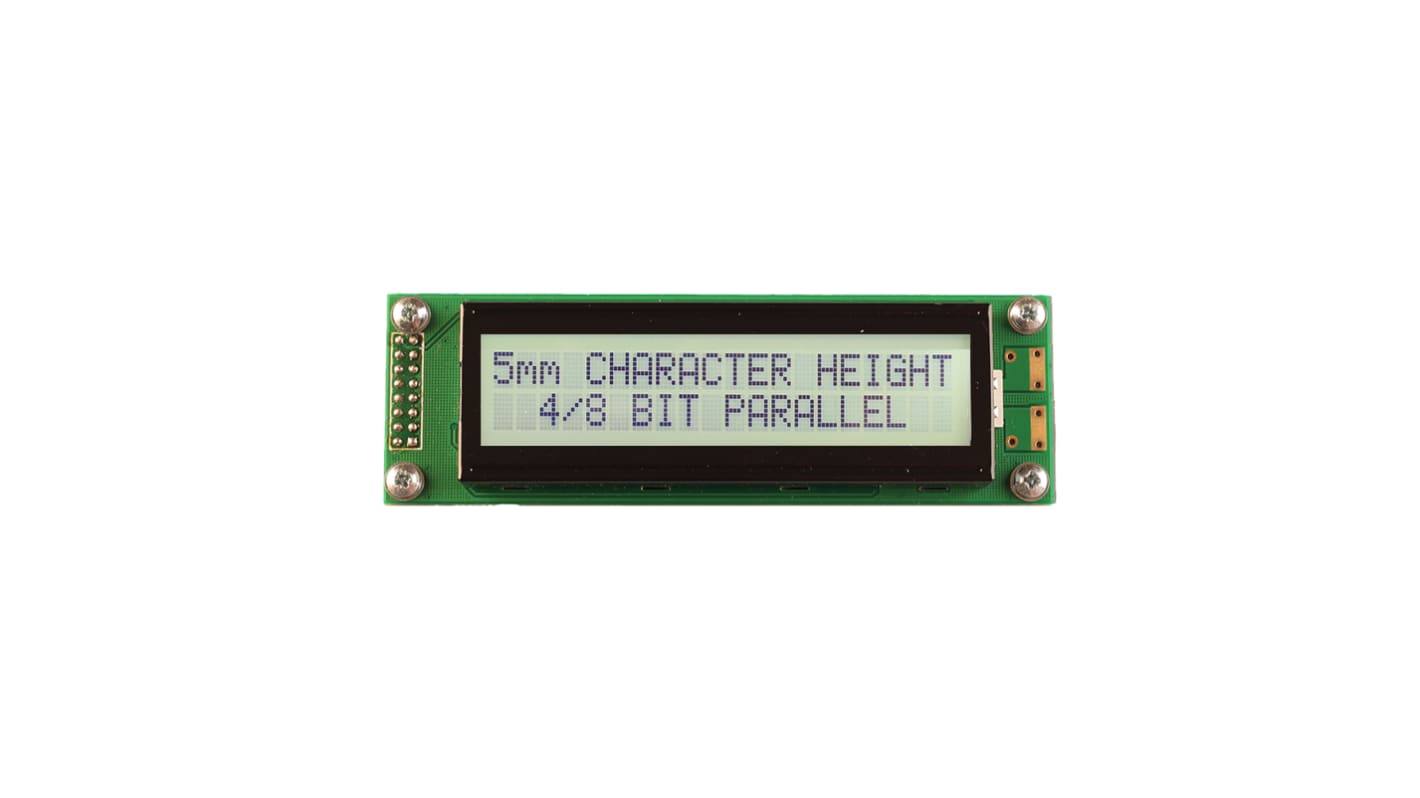 Midas MC22005A6W-FPTLW3.3-V2 LCD LCD Display, 2 Rows by 20 Characters