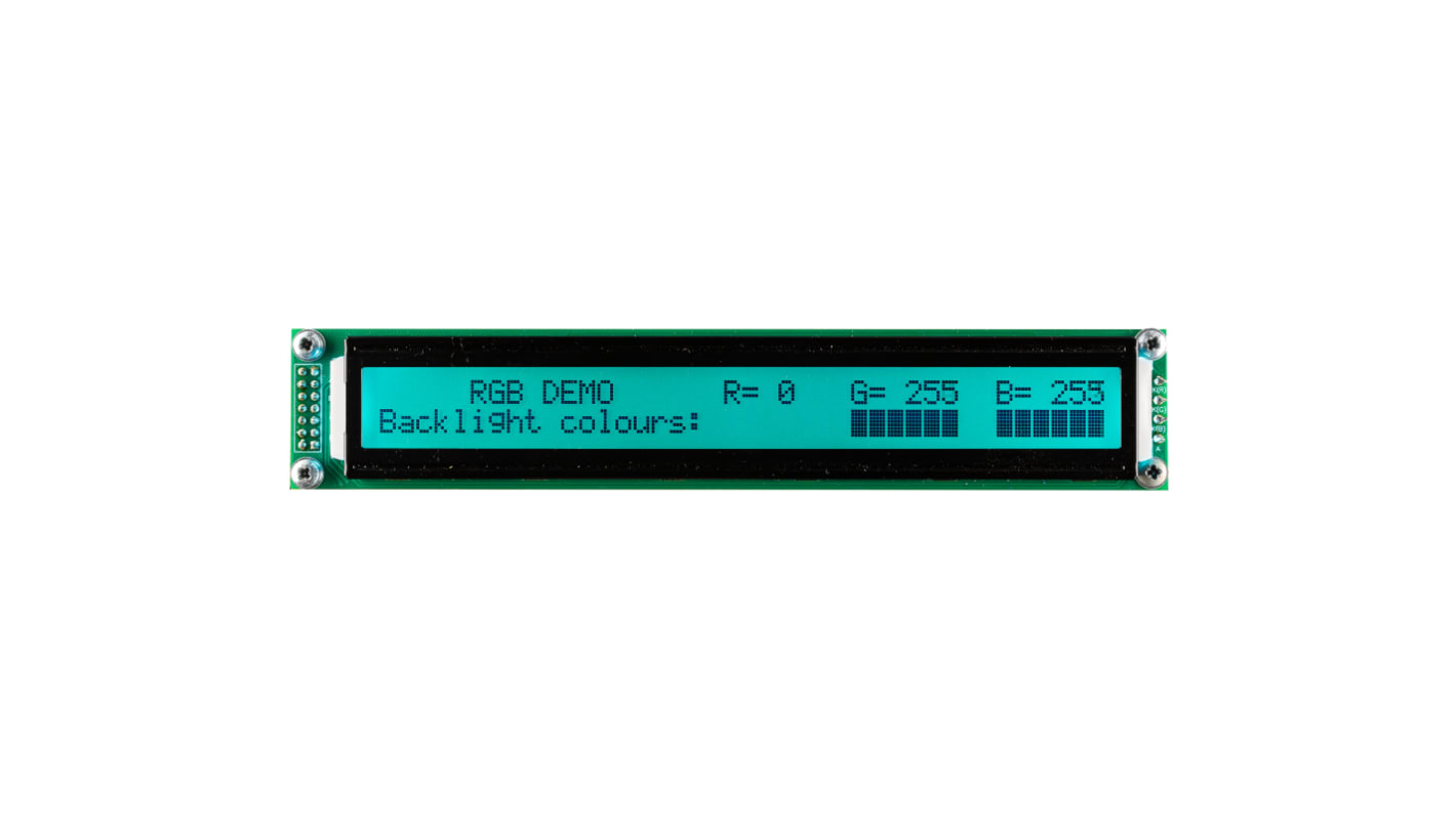 Midas MD24005A6W-FPTLRGB LCD LCD Display, 2 Rows by 40 Characters