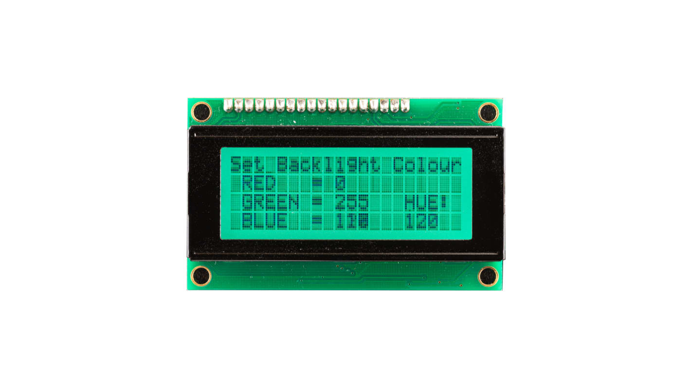 Midas MD42004A6W-FPTLRGB LCD LCD Display, 4 Rows by 20 Characters