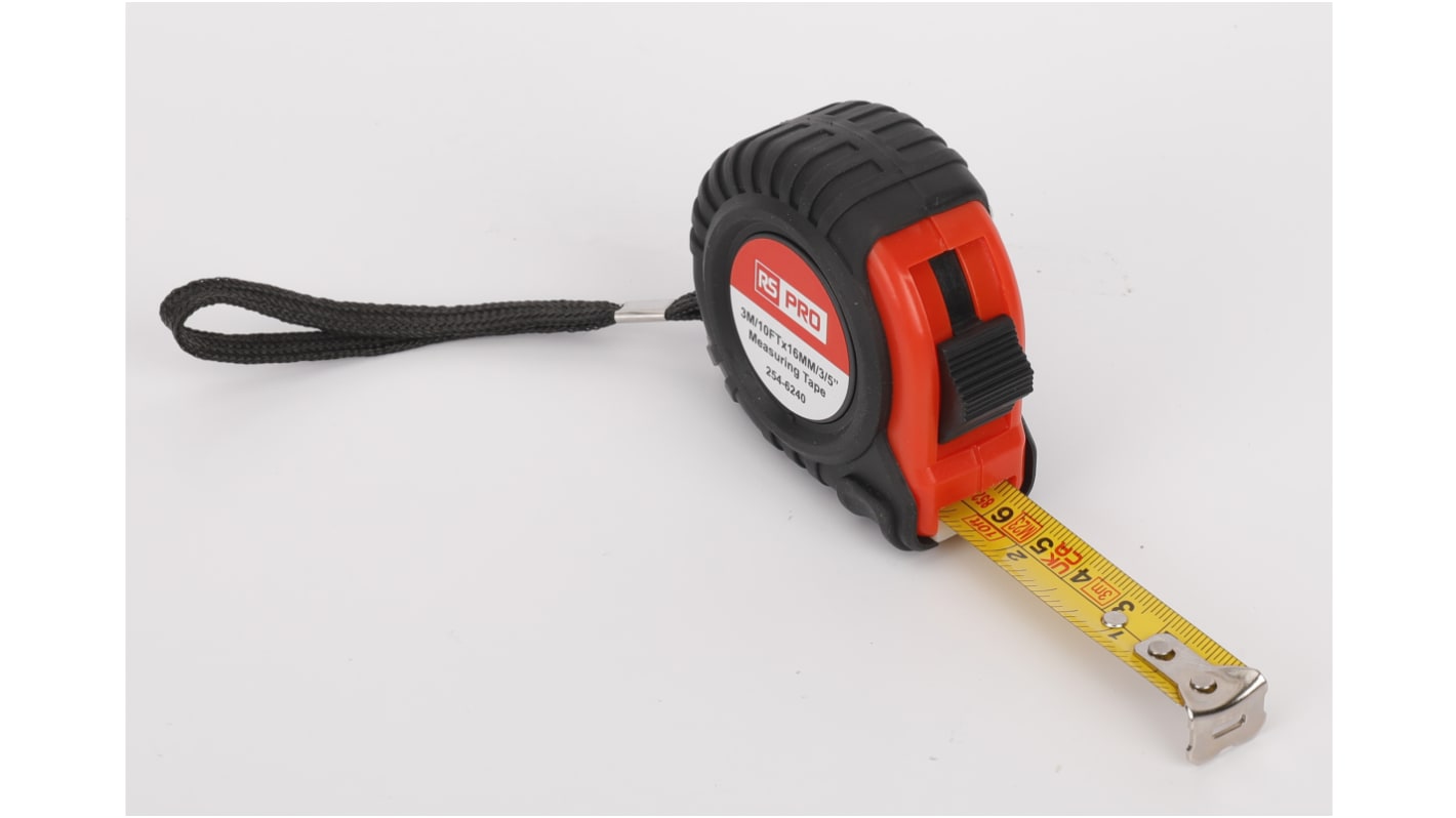 RS PRO 3m Tape Measure, Metric & Imperial