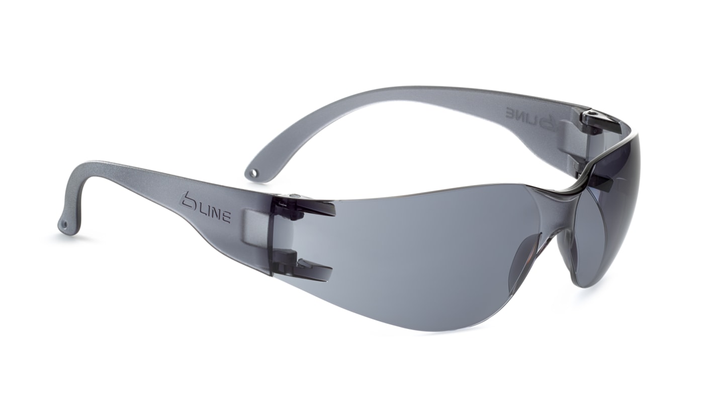 Lunettes de protection Bolle BL30 Fumée Polycarbonate antibuée, Résistant aux rayures