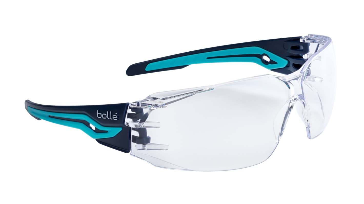 Bolle SILEX Anti-Mist UV Safety Glasses, Clear PC Lens