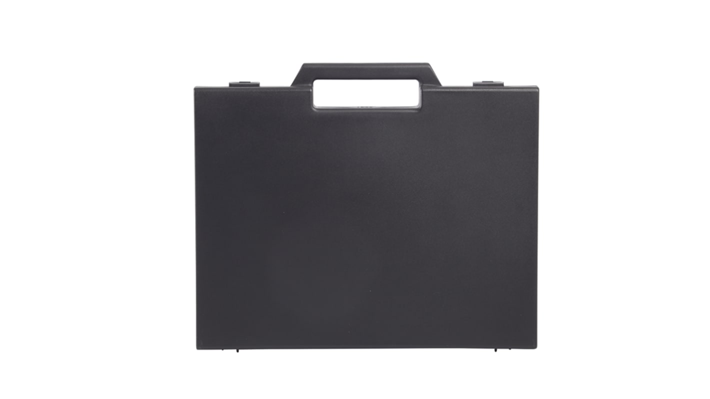 Maleta de transporte Gard Plasticases Classic de PP Negro, dim. ext. 324 x 274 x 53mm, sin espuma, sin ruedas, 445g
