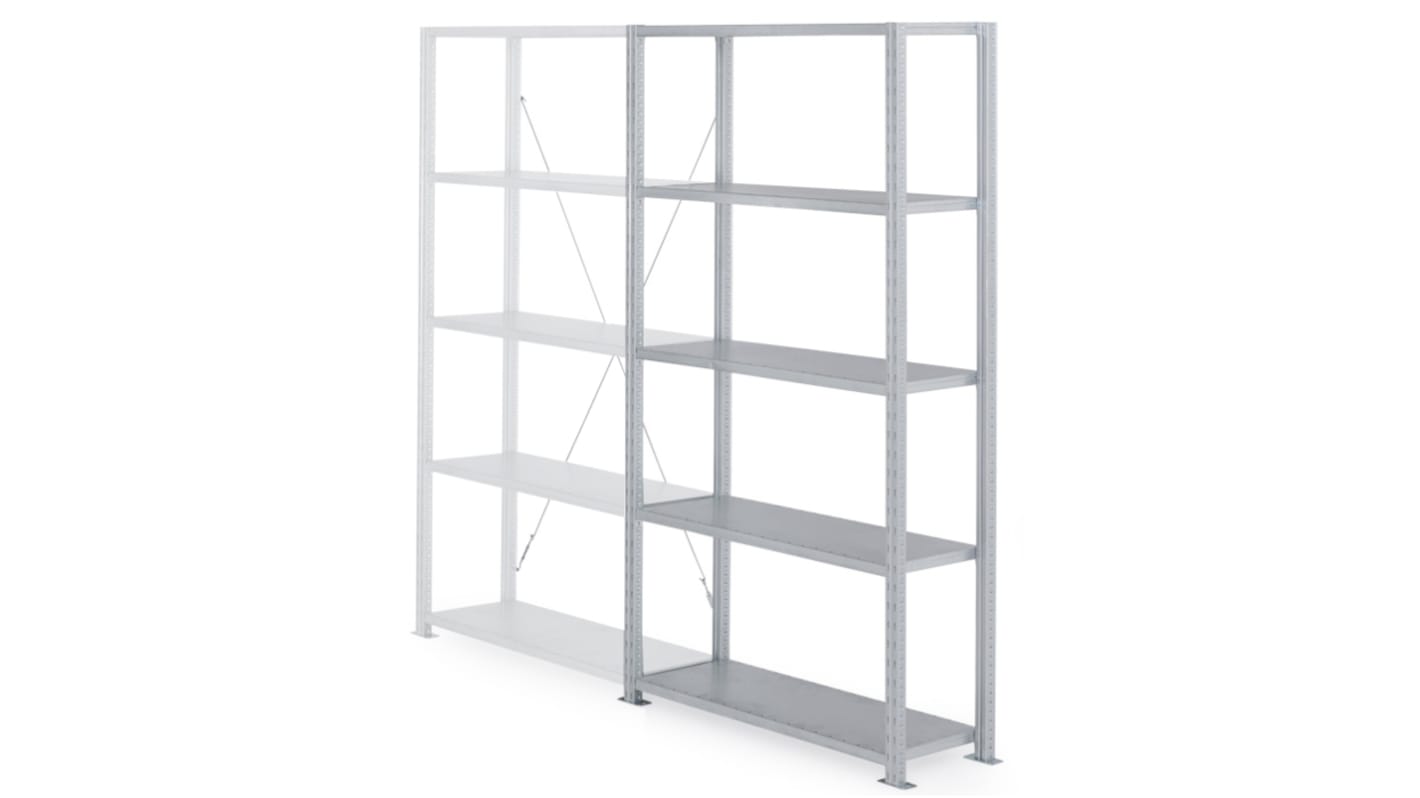 Racks de almacenamiento Manorga, Acero, Galvanizado, 2000mm, 1250mm x 800mm x 1250mm