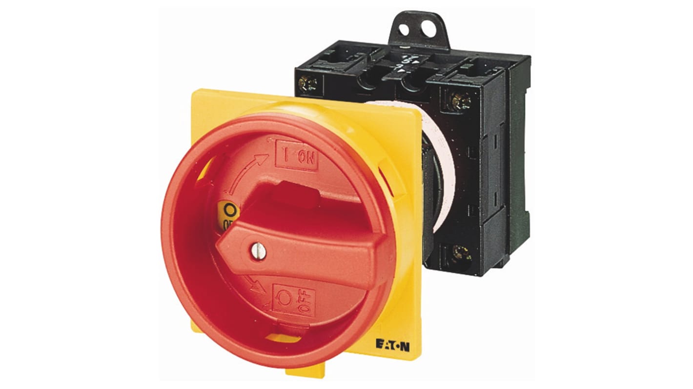 Eaton 6P Pole Panel Mount Isolator Switch - 32A Maximum Current, 13kW Power Rating, IP65