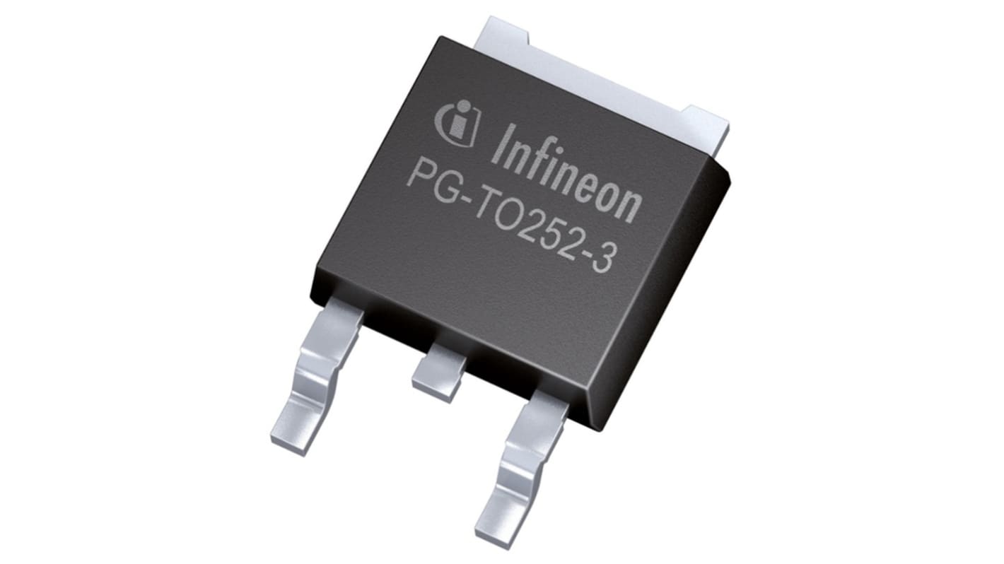 Interruttore di alimentazione Infineon Low side, TO252, 3 pin, 31 V, 4A, 0.1Ω