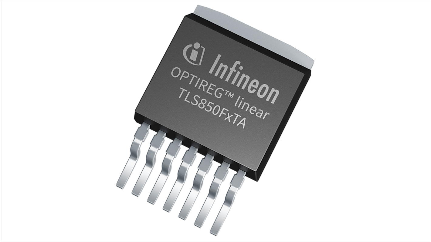 Infineon TLS850F0TAV50ATMA1, Dual Linear Voltage, Voltage Regulator 500mA, 5 V