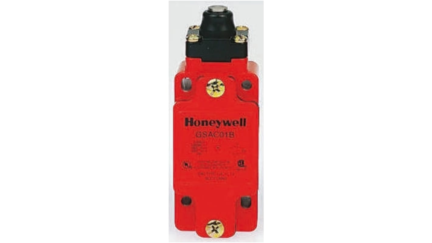 Honeywell GSS Series Plunger Limit Switch, 2NO/2NC, 4P, Metal Housing