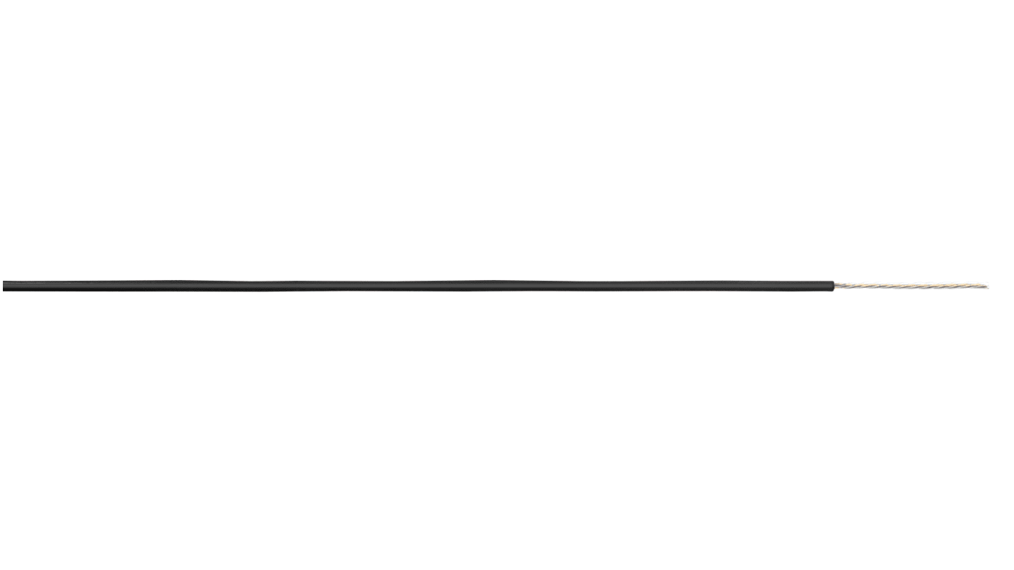 Fils de câblage AXINDUS, UL1007, 0,75 mm2, Noir, 22 AWG, 305m