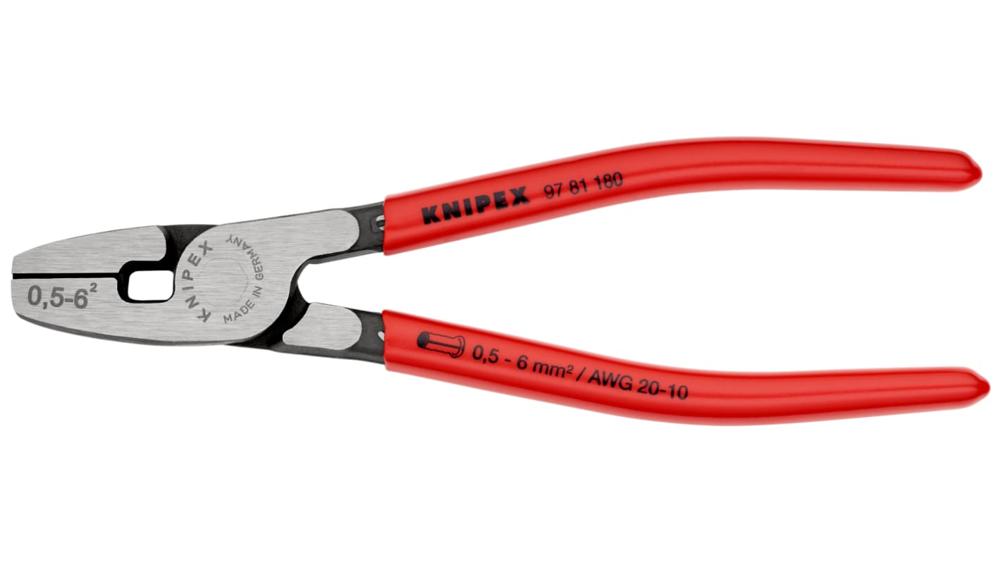 Knipex Crimping Tool, 180 mm Overall