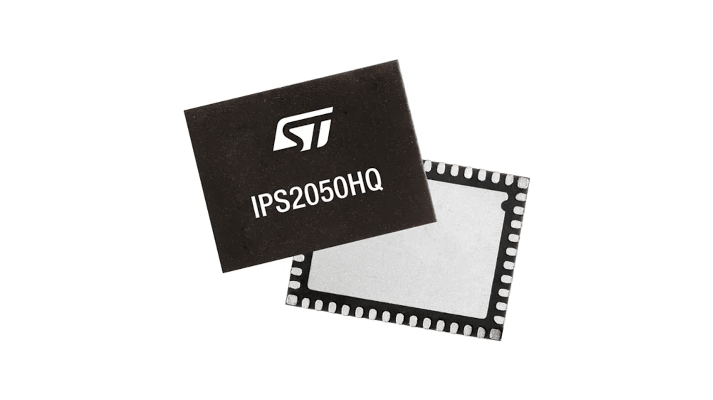 STMicroelectronics IPS2050HQ 2 csatornás Teljesítménykapcsoló IC, Magas oldal