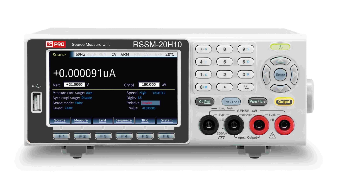 RS PRO Source Meter, 21 → 210 V, 4-Channel, 22 W Output | RS