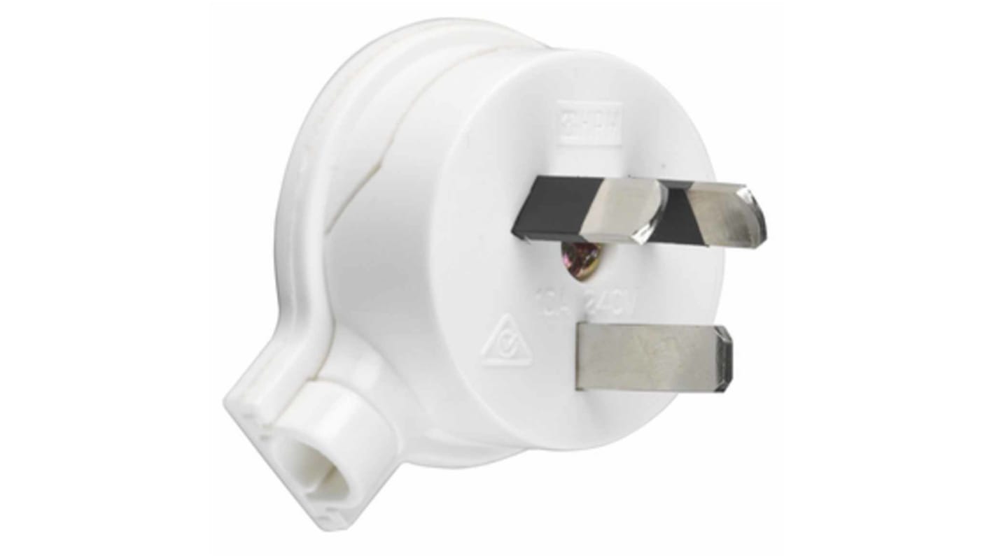 HPM New Zealand / Australian Mains Connector, 10A, 250 V ac