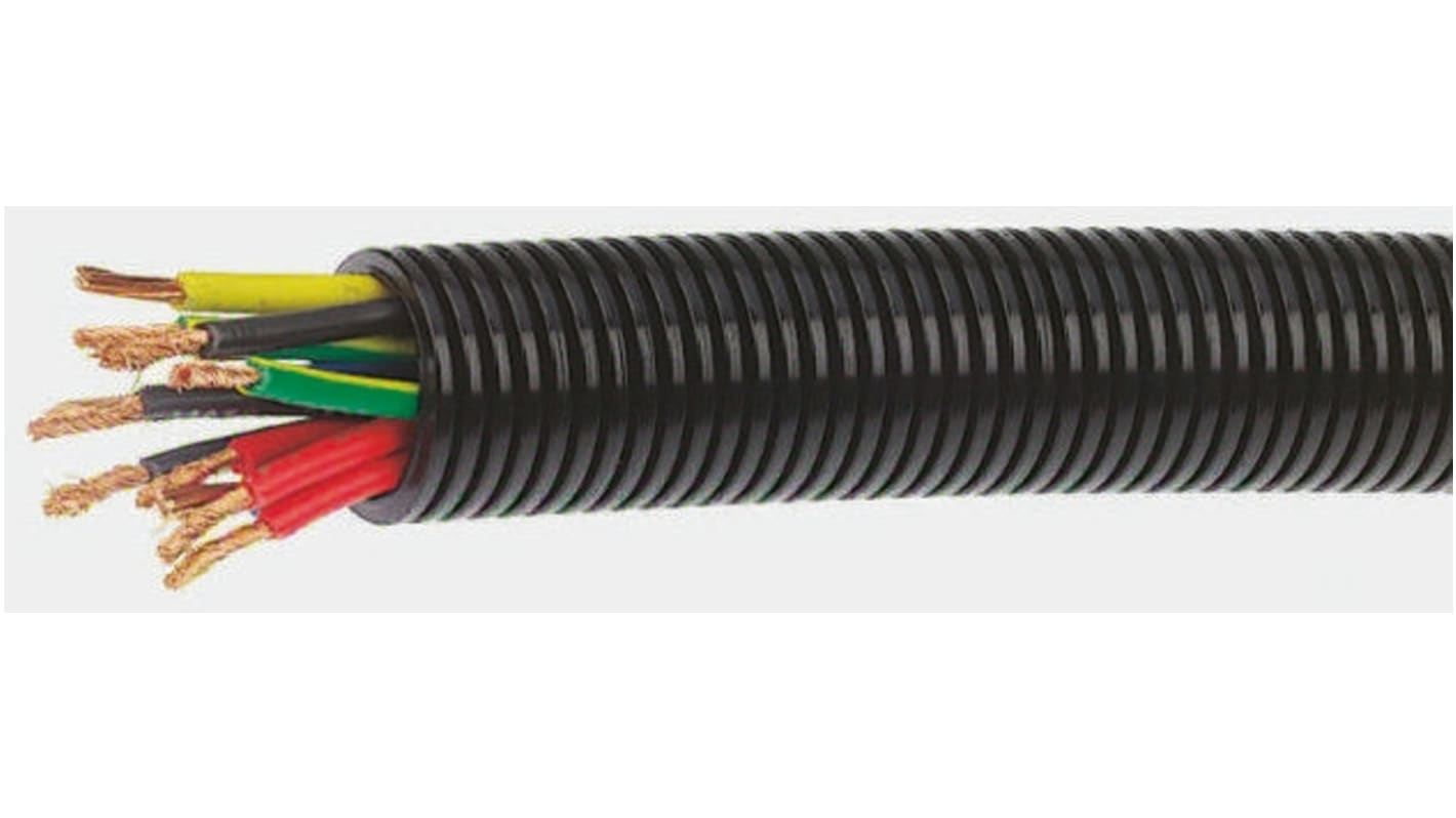 PMA Flexible Conduit, 25mm Nominal Diameter, Polyamide, Black